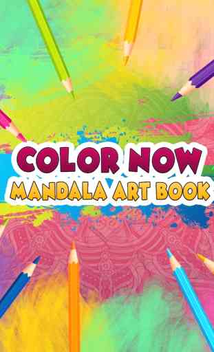 Color ahora - de arte Mandala 4