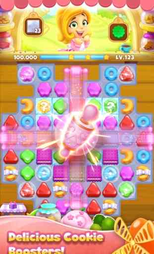 Cookie Yummy - Match 3 Puzzle 3