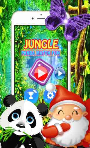 Cute Jungle Panda Game  partido juego de puzzle de 2