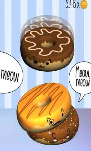 Donuts de gatos y gatitos 3D 2