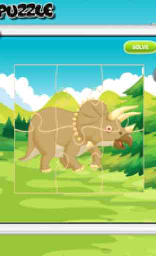 juego cartoon jigsaw puzzles Dinosaurio gratis 2