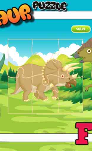 juego cartoon jigsaw puzzles Dinosaurio gratis 4