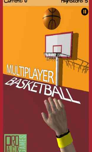 Juego de baloncesto multijugador clásico: Flick & 1