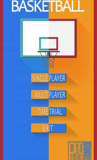 Juego de baloncesto multijugador clásico: Flick & 4