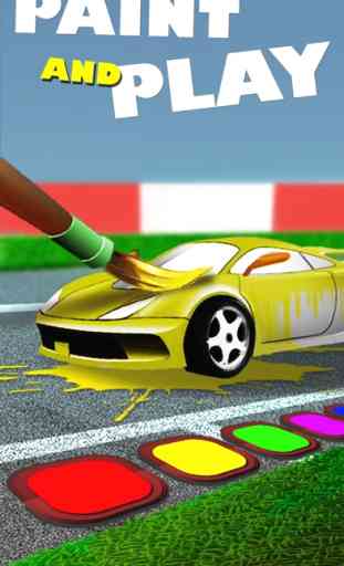 Pintar coches 3D – Libro para colorear autos 2