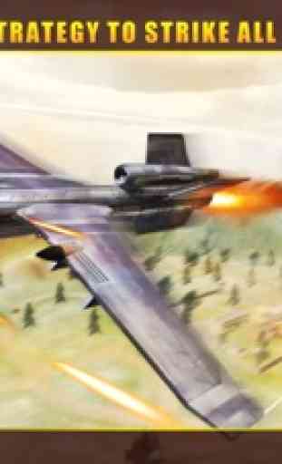 Ataque avión no tripulado Simulador 3D - Fuerza Aérea UAV huelga contra los terroristas WW2 3