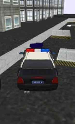 drive & parque policía coche 3