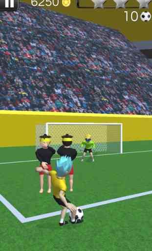 Faltas y goles  Juegos de fútbol para chutar 3D 2