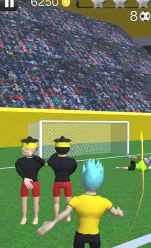 Faltas y goles  Juegos de fútbol para chutar 3D 3