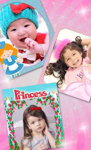 Marcos de fotos de princesas para niñas Fotoeditor 4