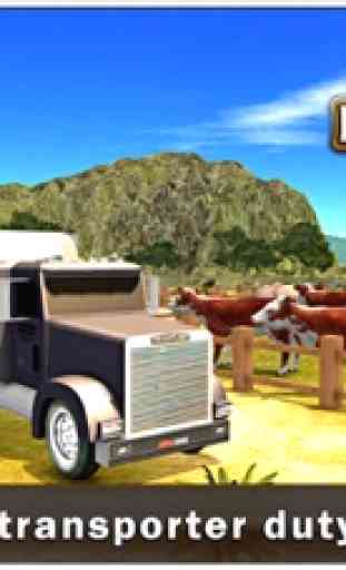 Transportista de animales de granja camiones y ent 1