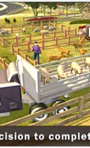 Transportista de animales de granja camiones y ent 4