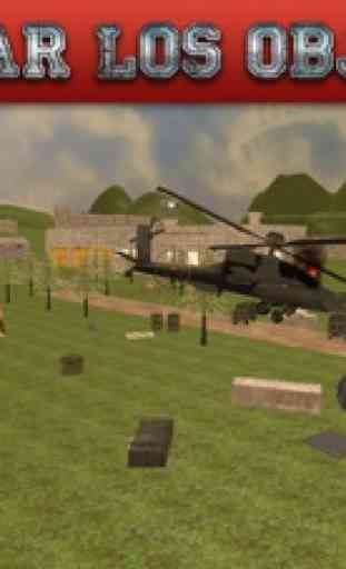 Cañón shoot fuerza batalla helicópter ataque juego 1