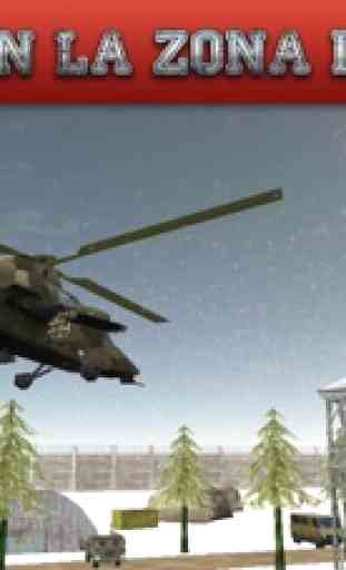 Cañón shoot fuerza batalla helicópter ataque juego 3