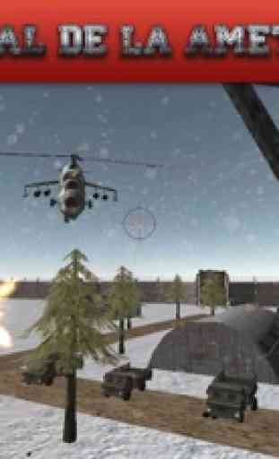 Cañón shoot fuerza batalla helicópter ataque juego 4