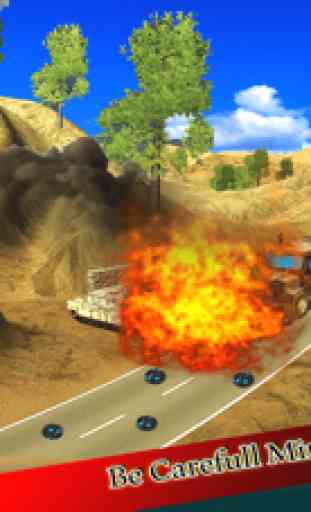 Heavy Off-road Army Truck Driver Parking Simulator 3