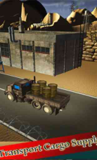 Heavy Off-road Army Truck Driver Parking Simulator 4