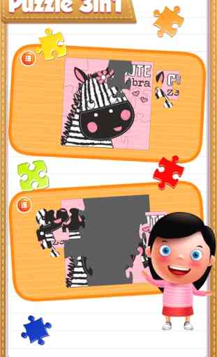 Jigsaw Puzzle lindo juego de educación para niños 2