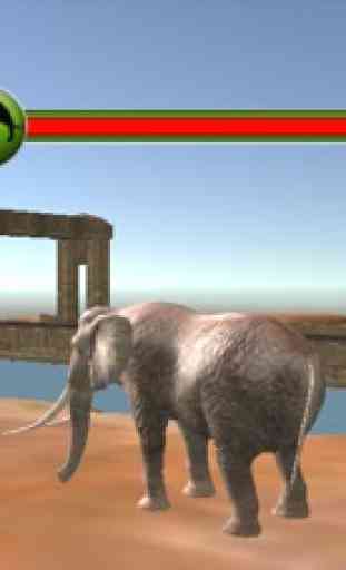 Selva salvaje elefante vida - animales juego 4