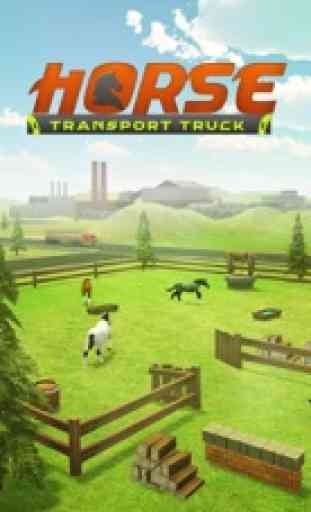 Simulador de camiones de transporte de caballos 3D 3