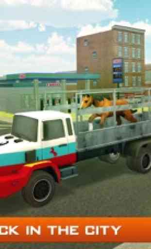 Simulador de camiones de transporte de caballos 3D 4