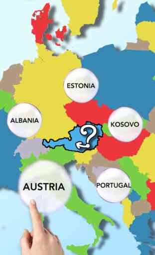 Europa Bubbles Lite: Países y Capitales de Europa. Questionario con mapa de geografía europea para los niños y todos! 2