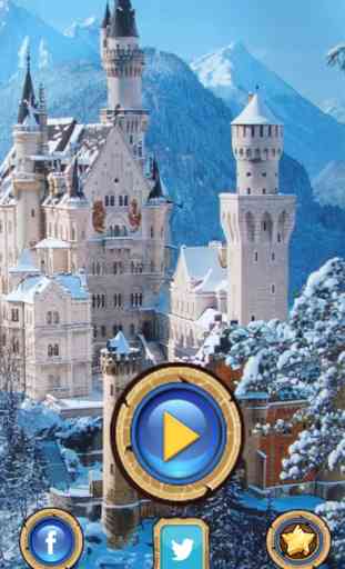 Frozen Winter Treasure (Ancient Jewels) - Free Puzzle Match Christmas Game for Kids 1