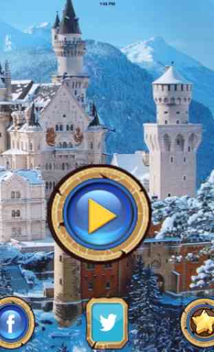 Frozen Winter Treasure (Ancient Jewels) - Free Puzzle Match Christmas Game for Kids 3