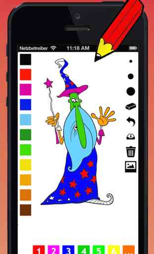 Libro para colorear de la fantasía para los niños: aprender a pintar dragón, caballero, monstruo, castillo, rana y jugar 1