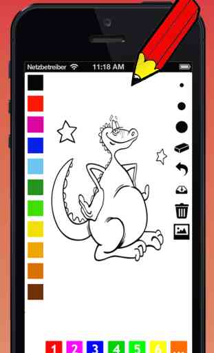 Libro para colorear de la fantasía para los niños: aprender a pintar dragón, caballero, monstruo, castillo, rana y jugar 2