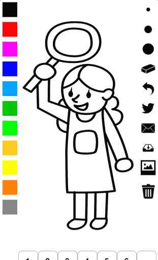 Libro para colorear la familia para niños: aprender a dibujar los parentes, abuelos e hijos!! 2