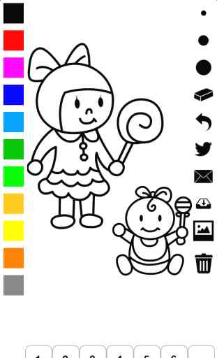 Libro para colorear la familia para niños: aprender a dibujar los parentes, abuelos e hijos!! 4