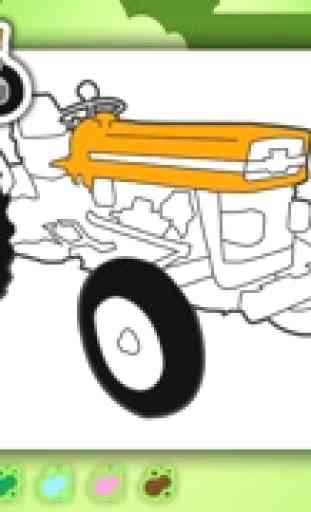 Actividades con tractores de granja para Niños: puzles, colorear, memoria... 3