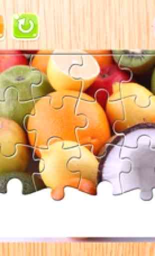 Comida Rompecabezas para adultos Fruta Juegos 1
