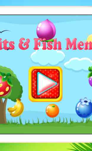 Juegos para Niños Frutas Y Pescados Preescolar Educación a juego 4