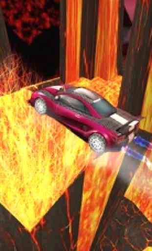 Lava Car Stunt Challenge Racer 4