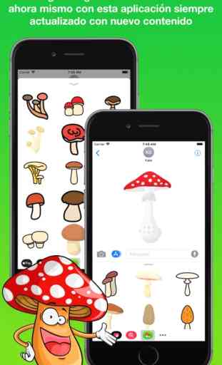 Mushroom Stickers Pro 3