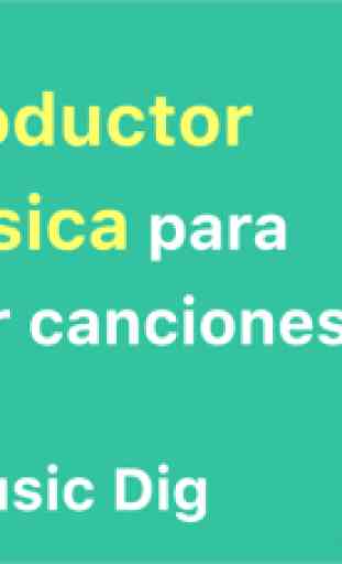 Music Dig:Canciones y Contador 1
