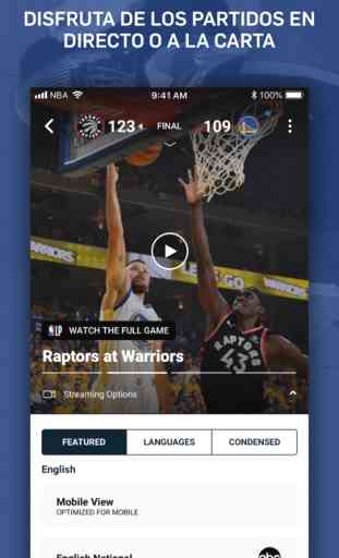 NBA App: básquetbol en vivo 3