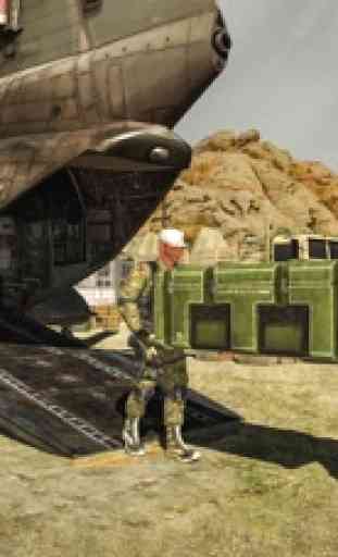 Offroad Army Truck - Buque de carga y simulador de 4
