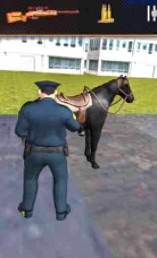 oficial policía a caballo simulador delincuencia 1
