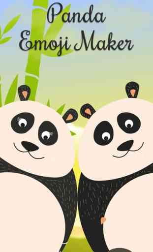 Panda Emoji: Hacer Panda Stickers & Moji 1