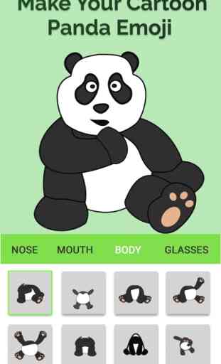 Panda Emoji: Hacer Panda Stickers & Moji 4
