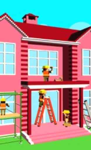 Pink Girl House Construction 1