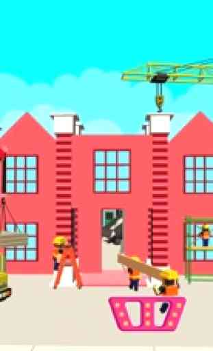 Pink Girl House Construction 3