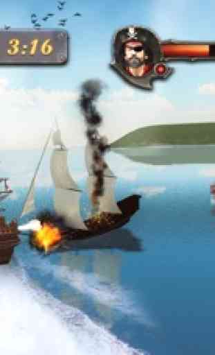 pirata enviar mar batalla 3D 3