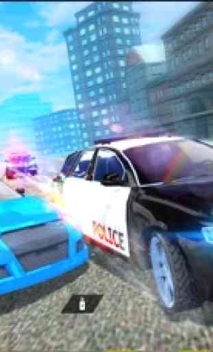 simulación de coche de policía 1