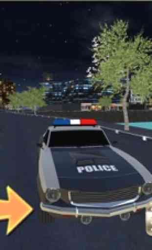 Simulador de carreras de coches de la policía 1