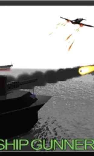 Simulador de la flota del buque de guerra del arti 2