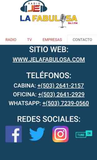 Radio La Fabulosa 94.1 FM SV 1